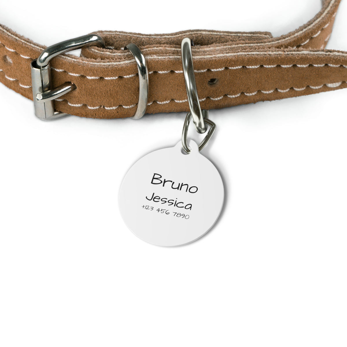 Personalized Dog Name & Owner Name Anti-lost Pet Tag