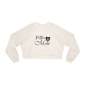 Pittie Mom Women's Cropped Pullover